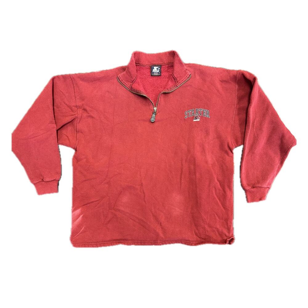 Vintage Starter Red Pullover Longsleeves